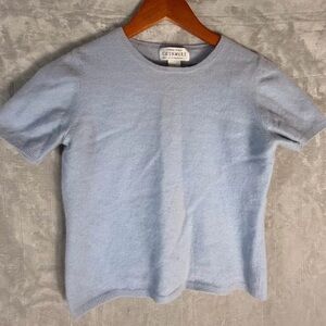Light Blue Cashmere Tee